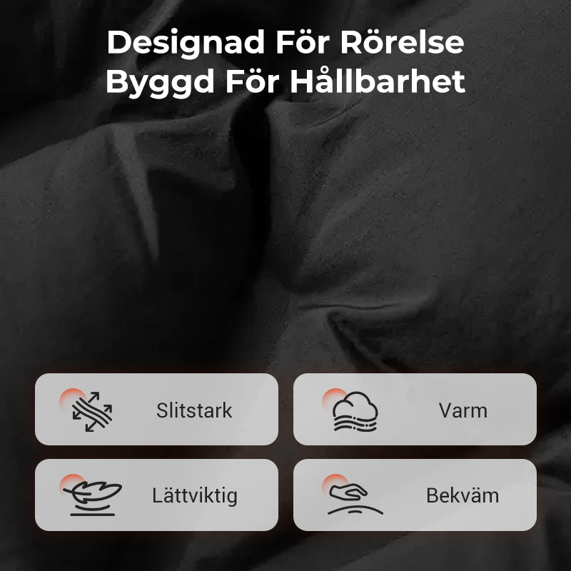 Oskar - Herrejakke vindtett og polstret med hette