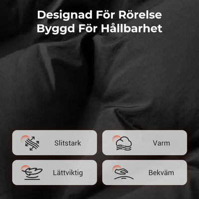 Oskar - Herrejakke vindtett og polstret med hette