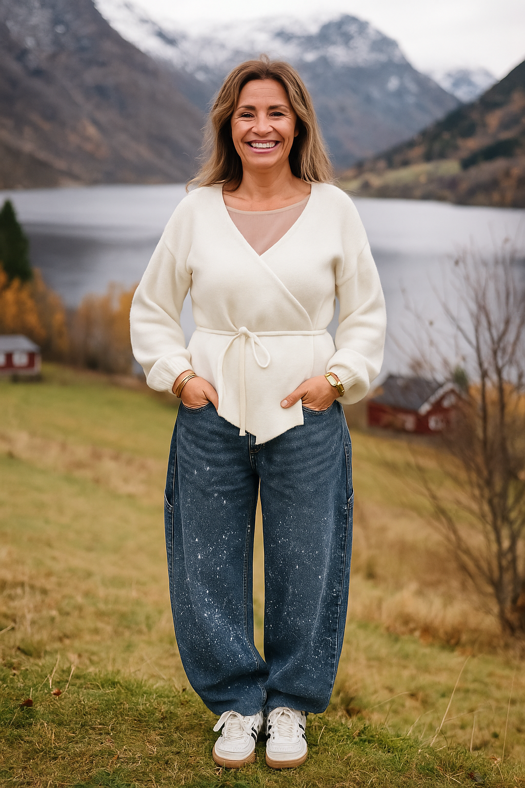 Elin™ - Balloon Carpenter denimjeans