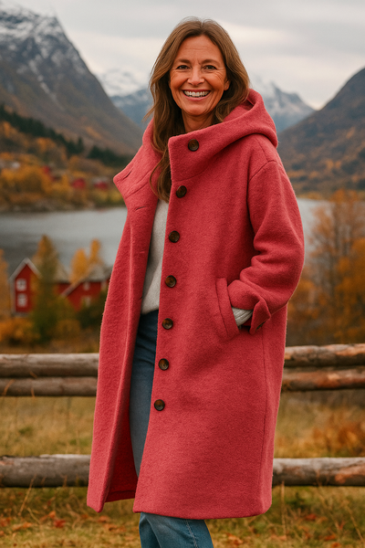 Amalie™ - Stilig lang vinterjakke