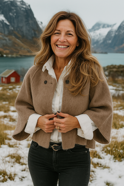 Judith™ - Elegant, varm kort jakke