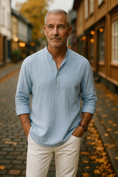 Erling™ – Pustende Skjorte for Sommeren