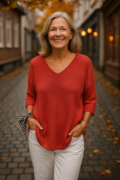 Tordis™ – Stilig Myk Strikket Skjorte