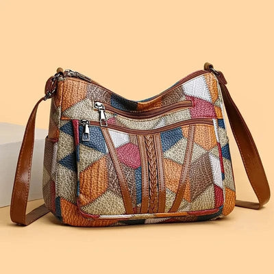 Udna - Mosaic Leather Handbag