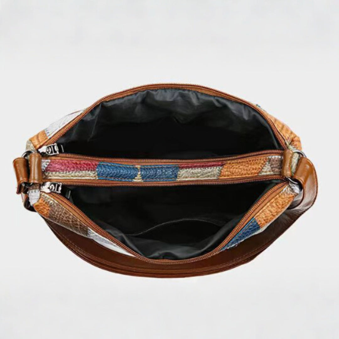 Udna - Mosaic Leather Handbag